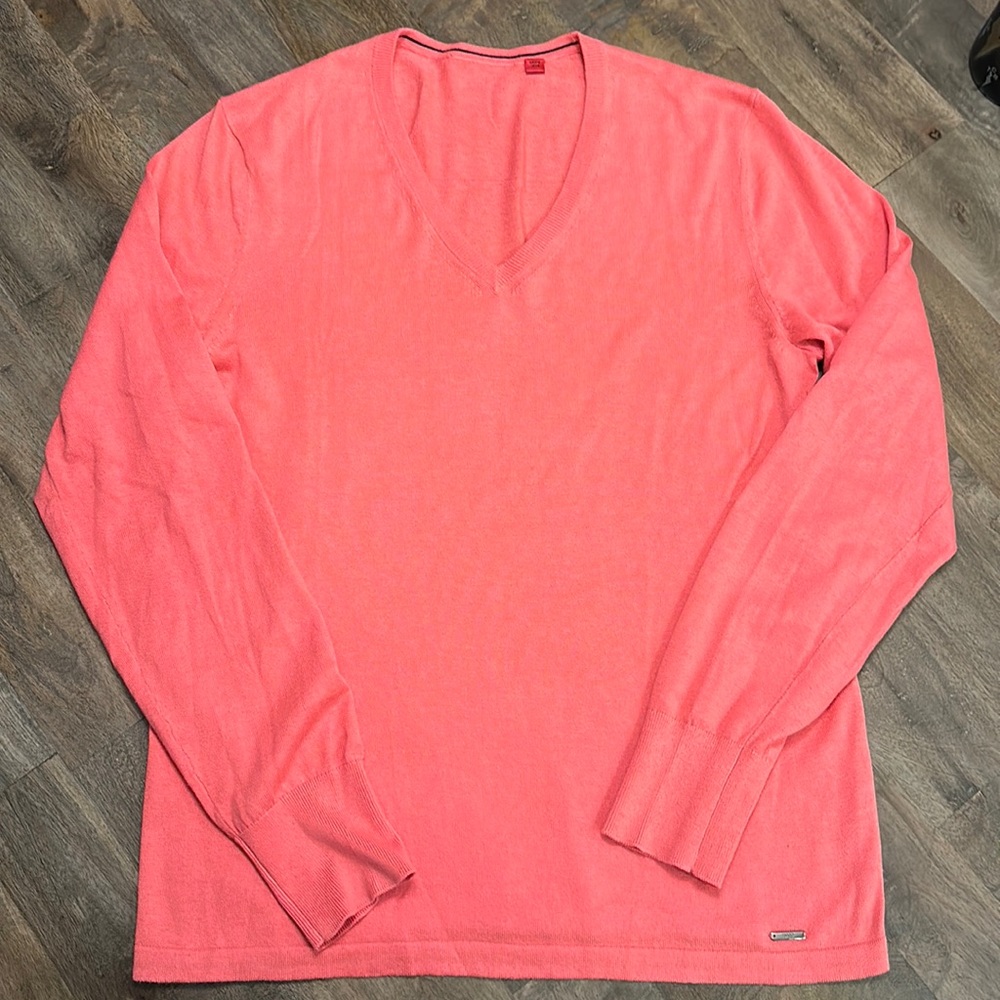 Hugo Boss slim fit V neck sweater